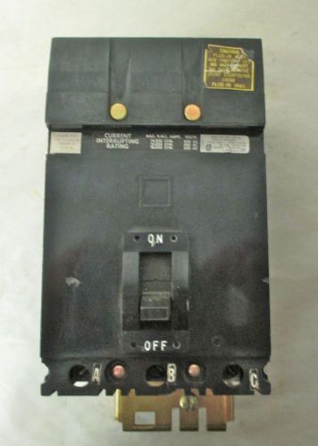 SQUARE D - 60 AMP CIRCUIT BREAKER - 3 POLE - 600 VOLT - CAT. #FA36060 *TESTED*
