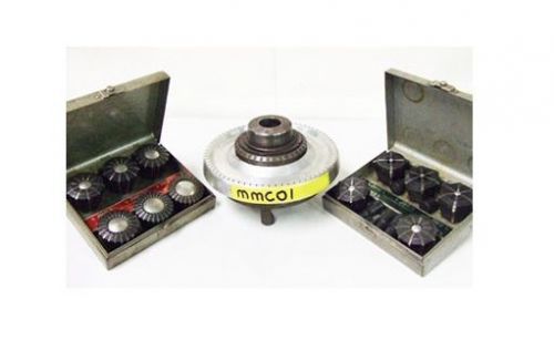Jacobs 1/16” - 1-3/8” capacity lathe collet chuck handwheel rubber flex collet for sale