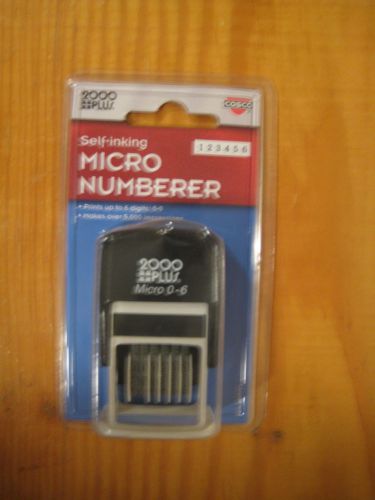 2000 plus Self-Inking micro numberer 6-Band Numberer
