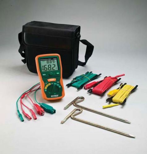 Extech 382252 earth ground resistance tester kit, us authorized distributor new for sale