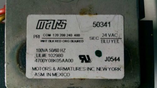 Mars 50341 100va 120/208/240/480v to 24v step down transformer for sale