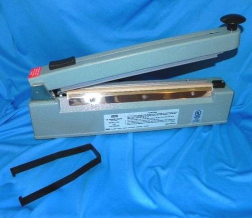 Uline 12&#034; Poly Tubing Impulse Sealer H-293 with Cutter