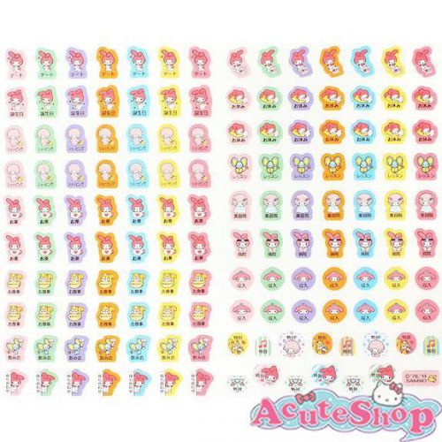My melody diary planner book scrap decoration decor stickers 1 sheet  sanrio for sale