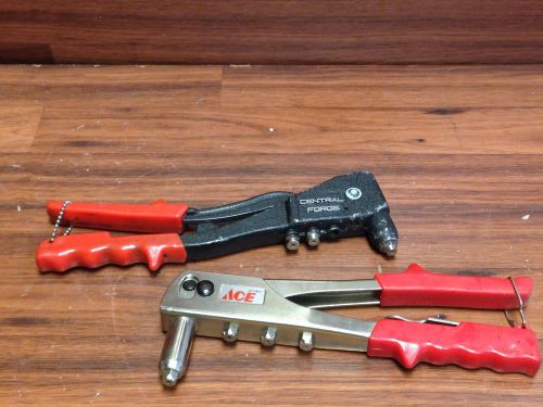 CENTRAL FORGE &amp; ACE HAND RIVET TOOLS