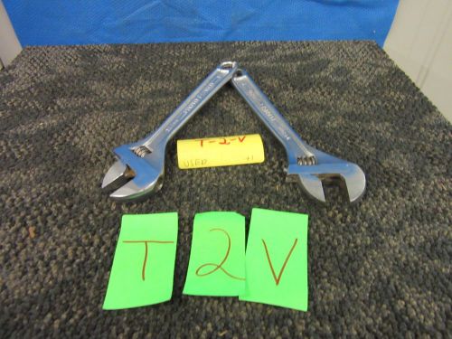 2 PROTO 710 ADJUSTABLE WRENCH 10&#034; TOOL USA MILITARY SURPLUS CRESCENT USED