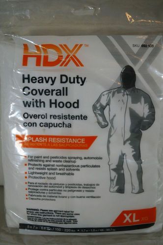 Extra large heavy duty coverall with hood for sale