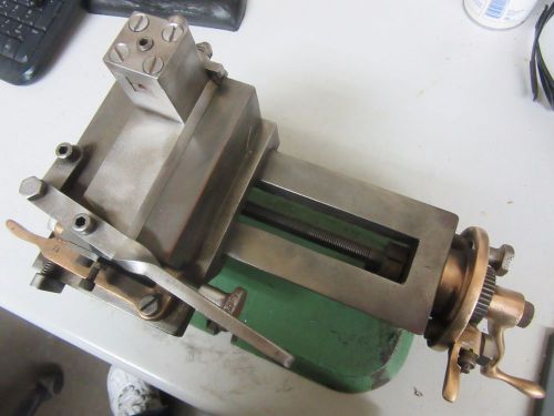 Rare ornamental &amp; engine turner&#039;s  precision tool slide with ratchet for sale
