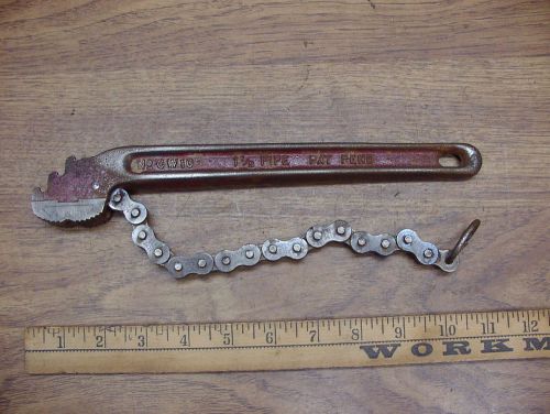 Old used tools,reed mfg. co. no.cw10 chain pipe wrench.good used condition for sale