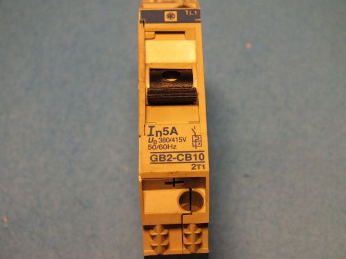TELEMECANIQUE, GB2-CB10  In-5A, Circuit breaker, Used