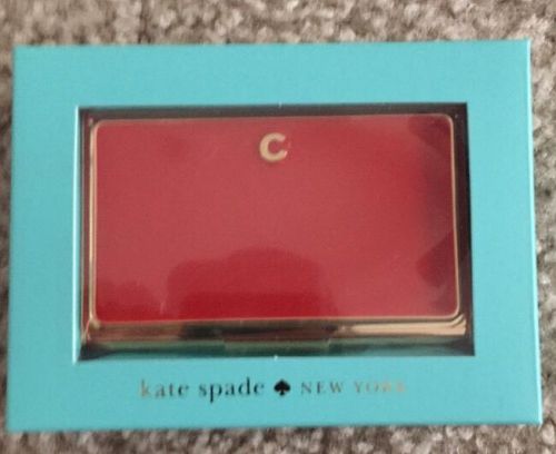 kate spade new york One in a Million Initial Business Card Holder &#034;C&#034; by LENOX
