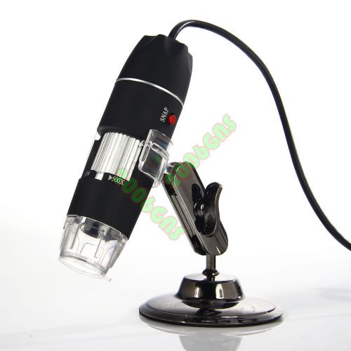50-500X 2MP 8-LED Light USB Mini Digital Microscope Endoscope Magnifier Video