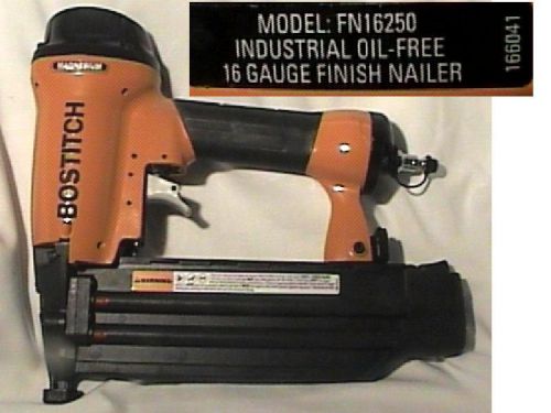 Bostich FN16250 Industrial 16 Gauge Oil-Free Finish Nailer