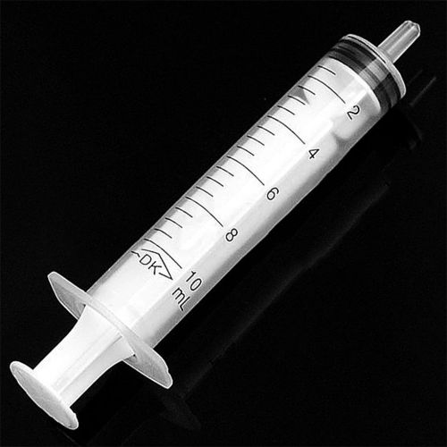 Disposable plastic injector syringe 10ml for measuring nutrient pet feeder f5 for sale