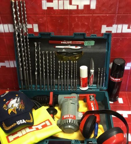 Hilti te 17, l@@k, preowned, great condition, loaded bits, extras, fast ship for sale