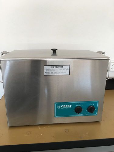 Crest cp2600ht ultrasonic cleaner-heat and analog timer-7 gallon tank for sale