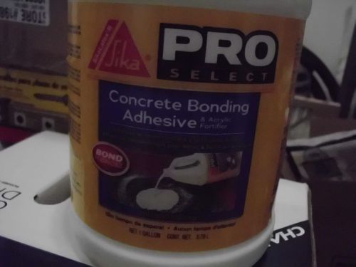 SIKA PRO SELECT CONCRETE BONDING ADHESIVE 1 GAL CLEARANCE NEW