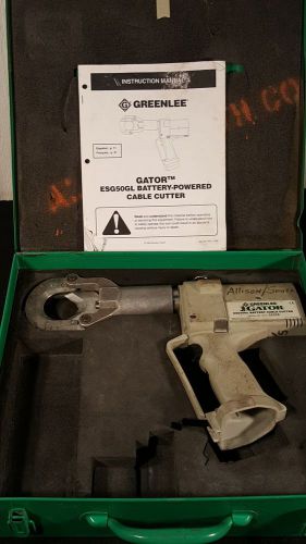 Greenlee Gator ESG50GL Battery Powered Cable Cutter 77741