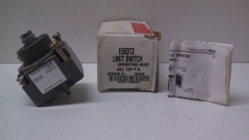 NEW OLD STOCK! CUTLER-HAMMER LIMIT SWITCH OPERATING HEAD E50DT2