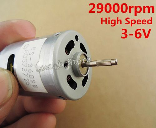 High speed 29000rpm mabuchi 360 3v-6v small dc motor for car boat craft diy for sale