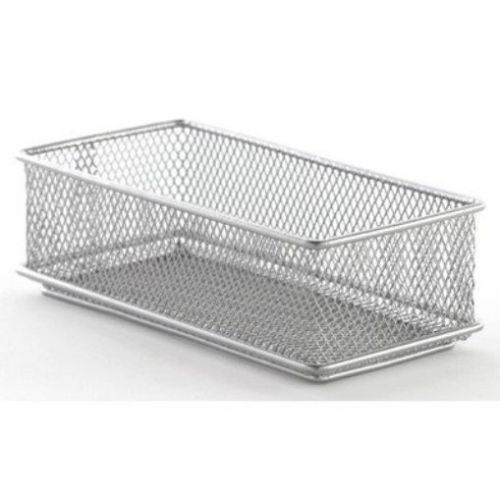 Design Ideas Mesh Drawer Store, Silver, 6 by 12-Inch