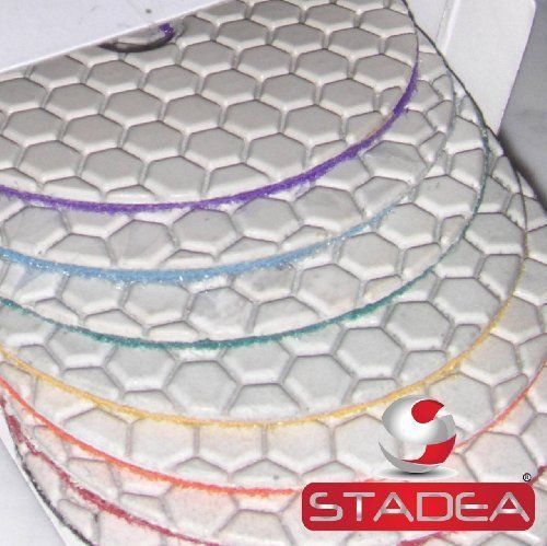 30%Sale Great New Stadea DPPD04SPRA503K5P Diamond Granite Dry Polishing Pads