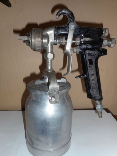 Binks model 7 spray gun &amp; cup 36 sd nozzle for sale
