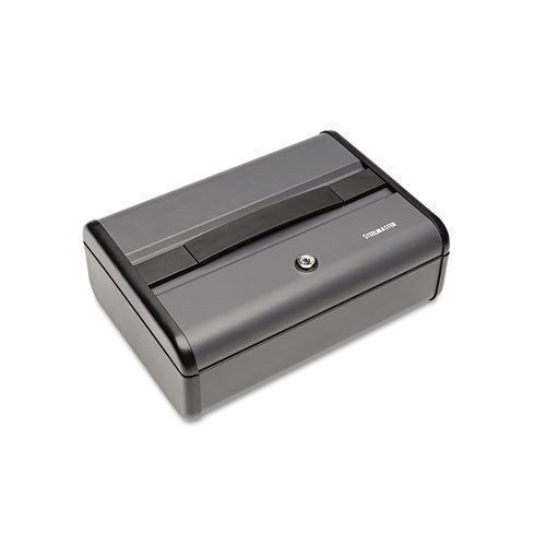 MMF Steelmaster 2217012G2 Premier Security Case Cash Box w/2 keys