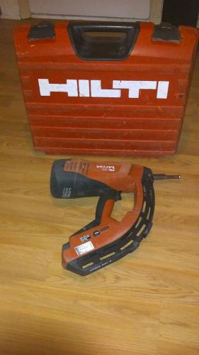Hilti GX-120 Gas Actuated Nail Gun Fastening Tool with case