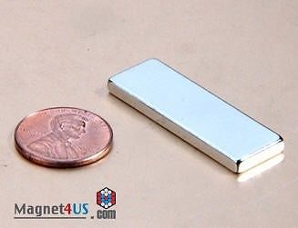 6pcs rare earth NdFeB neo block magnet forSale 1 1/2&#034;x1/2&#034;x1/16 thick TopQuality