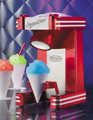 Nostalgia electrics cool taste of retro series single snow cone maker for sale