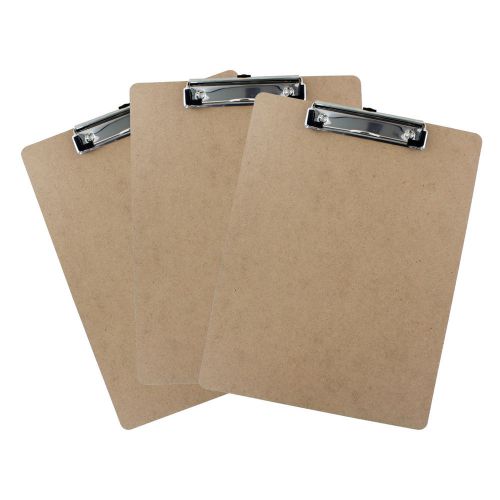 Thornton&#039;s Office Products Hardboard Low Profile Letter Size 9 x 12 in Clipboard