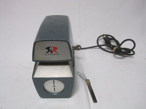 Rapidprint AD-RSB-E Date Stamper w/ No Clock Face *Parts Repair* *Removable Die*