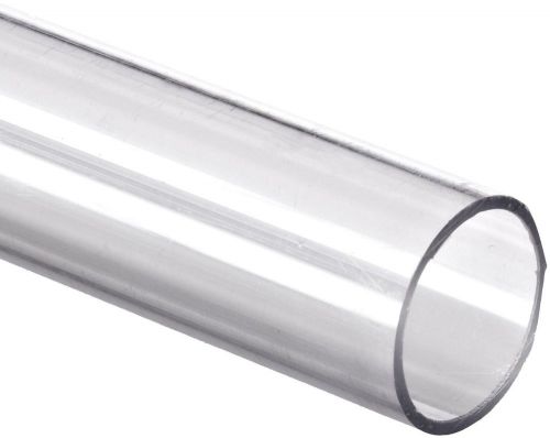 Polycarbonate tubing 1 7/8&#034; id x 2&#034; od x 1/16&#034; wall clear color 24&#034; l for sale