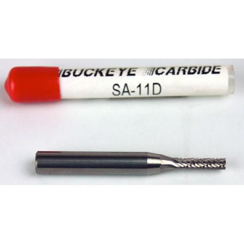 Carbide Burr (SA-11D) Cylindrical - Double Cut - 1/4 x 1/8 x 1/2 x 2