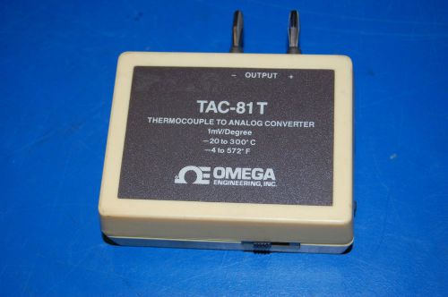 Omega TAC-81T Thermocouple to Analog Converter §