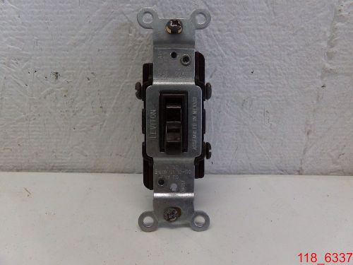 Qty=5 leviton brown toggle switch 20 amp for sale