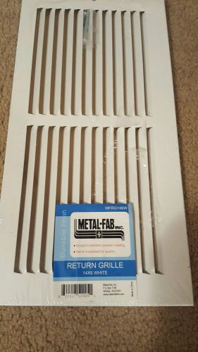 14&#034; x 6&#034; RETURN GRILLE - Easy Air FLow - Flat Stamped Face
