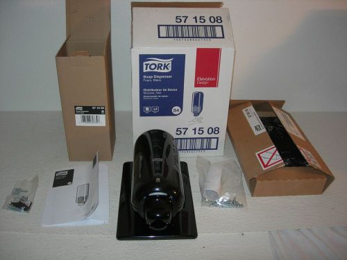 SCA Tork Soap Dispenser 571508 S4 Type Black with Mounting Kit QTY. 4