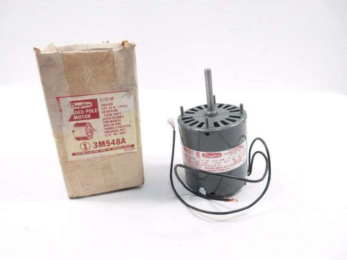 New dayton 3m548a 1/15hp 115v-ac 3000rpm 1ph ac electric motor d525886 for sale