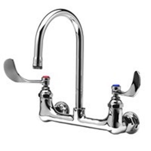 T&amp;S Brass B-0330-01-WH4 Pantry Faucet double wall mount 8&#034; centers