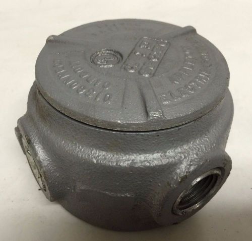 Appleton Electric, Conduit Outlet Box, GRJS75, 3/4&#034; Hubs, Explosion-Proof