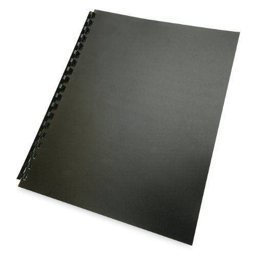 GBC Recycled Poly Presentation Covers, 8.5 x 11 -Inches, Square Corners, Black,