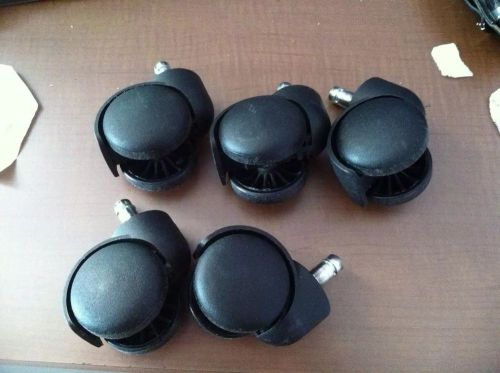 Set of 5 Office Chair l Swivel Casters