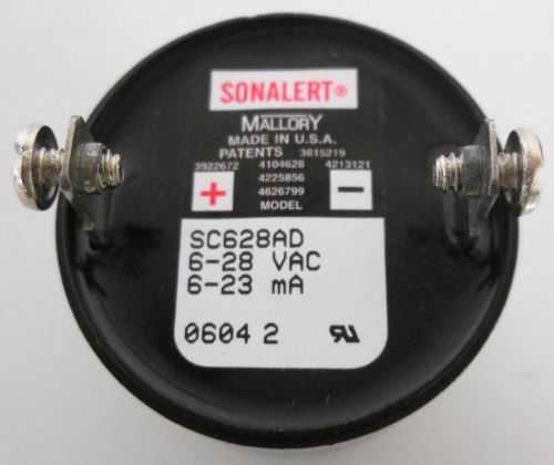 Mallory Sonalert SC628AD Transducer 6-28VAC 6-23mA