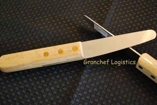 Clam knife ~ one  ~  7 1/2&#034; ~ 3 1/2&#034; blade ~ wood  handle / brass rivets ~ new for sale