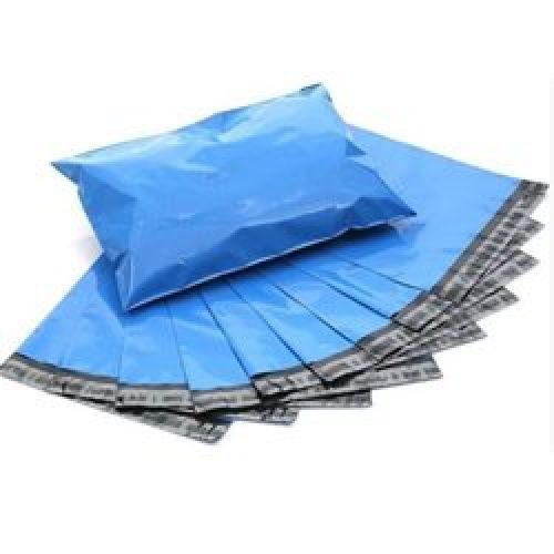 Upak 10&#034;x13&#034; Blue Color Poly Mailers Self Seal Plastic Envelope Bags - 100pcs