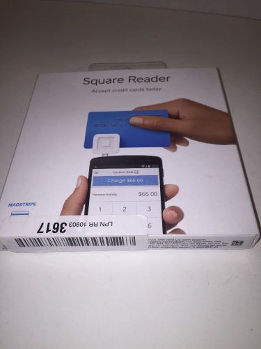 New Square Credit Card Reader for Apple and Android White