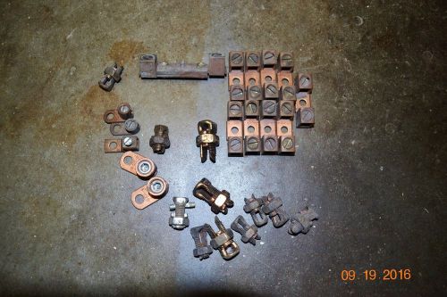 Lot of 26 Assorted  Electrical Connector Lugs different sizes