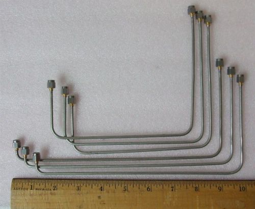 Quantity 6 Pieces  -  RF Microwave Hardline - SMA Male to SMA Male Jumpers