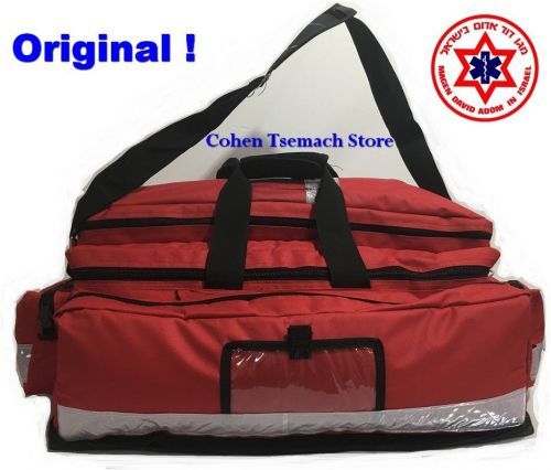 Original!  EMS PARAMEDIC TRAUMA BAG FIRE RESCUE FIRST AID AMBULANC RED